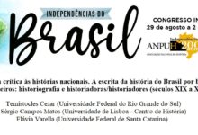 Últimos dias para submissões de propostas de comunicação nos Simpósios Temáticos do Congresso "Independências do Brasil"