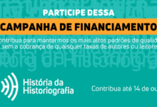 Campanha de financiamento coletivo da revista História da Historiografia