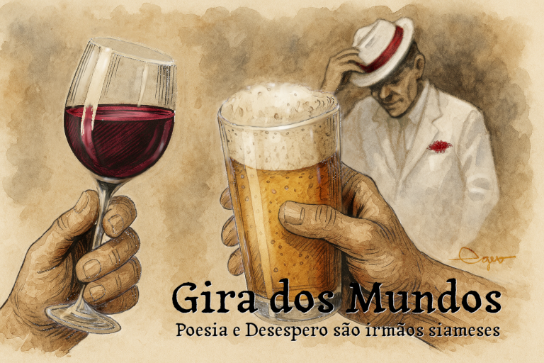 Gira dos Mundos: Poesia e desespero são irmãos siameses