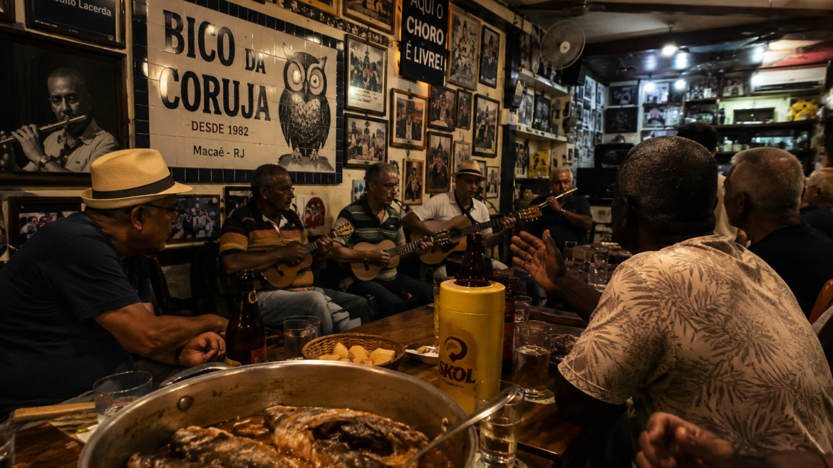 SARDINHA NA PRESSÃO E CHORO NA VEIA: A Simplicidade como Ato de Resistência Cultural no Bico da Coruja.